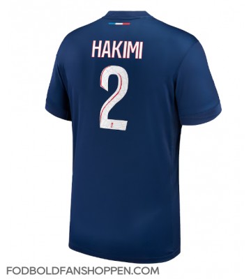 Paris Saint-Germain Achraf Hakimi #2 Hjemmebanetrøje 2024-25 Kortærmet
